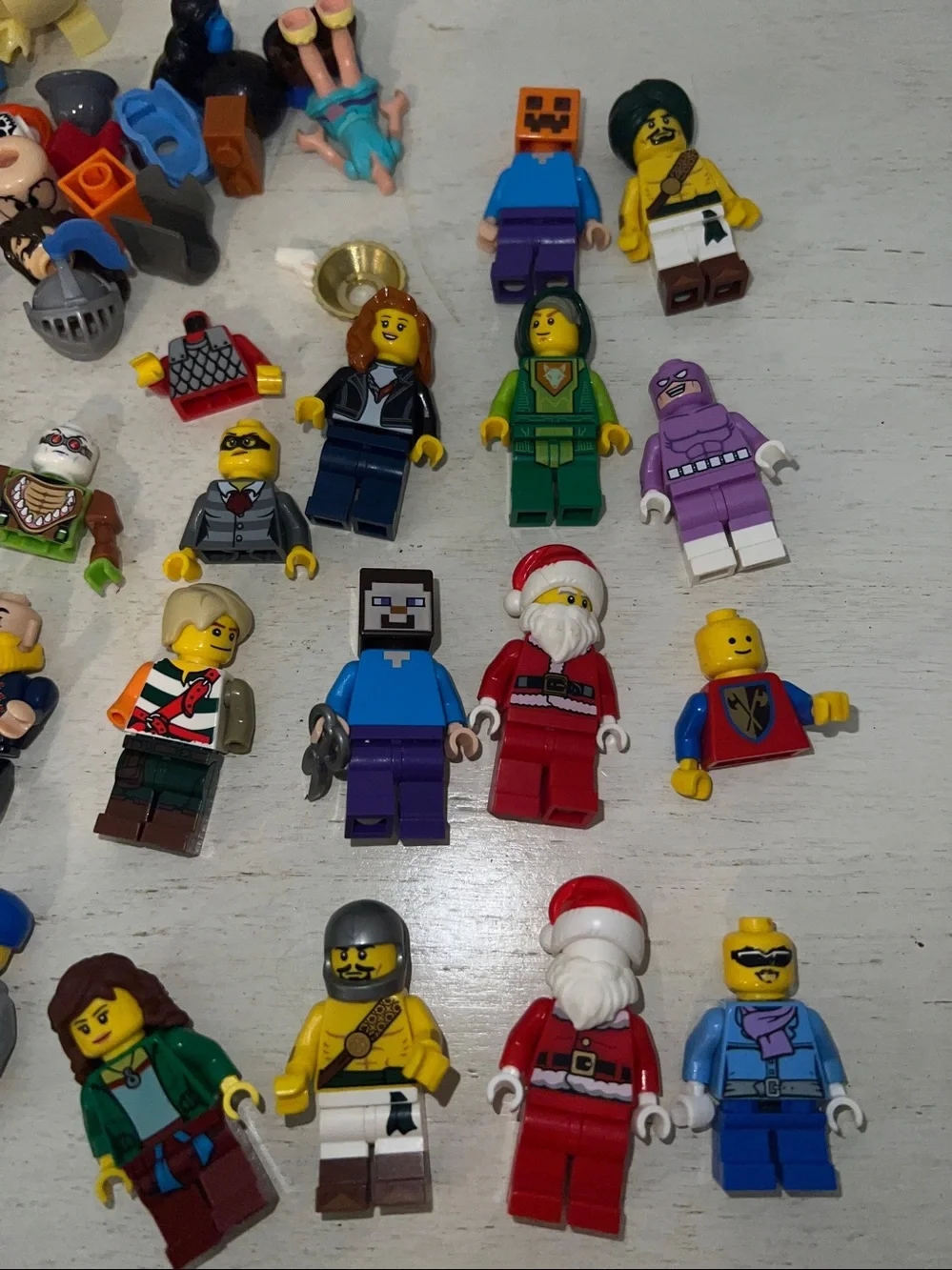 Large 25+ lot Lego mini figures plus extra